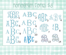 Load image into Gallery viewer, Monogram Embroidery