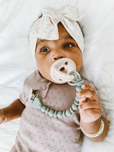 Load image into Gallery viewer, Sweetie Strap™ Silicone One-Piece Pacifier Clips: Buttercream