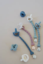 Load image into Gallery viewer, Sweetie Strap™ Silicone One-Piece Pacifier Clips: Buttercream