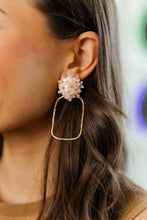 Load image into Gallery viewer, Matte Flower Hoops: Matte White / Round