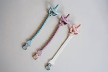 Load image into Gallery viewer, Sweetie Strap™ Silicone One-Piece Pacifier Clips: Buttercream
