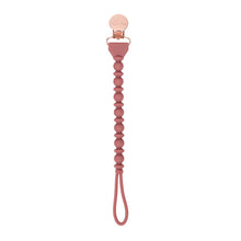 Load image into Gallery viewer, Sweetie Strap™ Silicone One-Piece Pacifier Clips: Buttercream