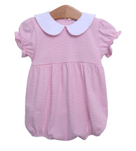 Load image into Gallery viewer, Pink Stripe Charlotte Romper