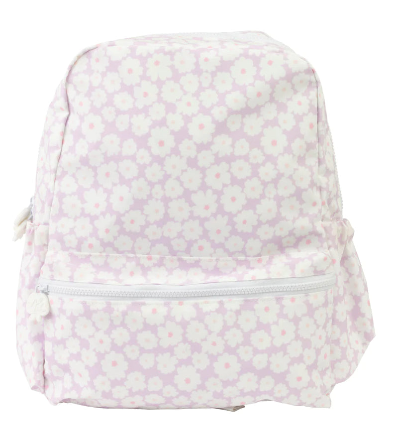 Apple of My Isla The Backpack Large Lavender Daisies