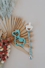 Load image into Gallery viewer, Sweetie Strap™ Silicone One-Piece Pacifier Clips: Buttercream