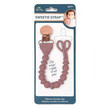 Load image into Gallery viewer, Sweetie Strap™ Silicone One-Piece Pacifier Clips: Buttercream