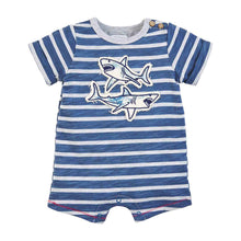Load image into Gallery viewer, Shark Baby Shortall - Mudpie
