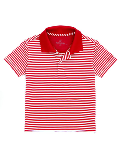 Properly Tied-Dallas Red Polo