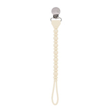 Load image into Gallery viewer, Sweetie Strap™ Silicone One-Piece Pacifier Clips: Buttercream