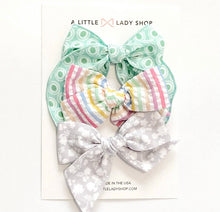 Load image into Gallery viewer, Little Lady Set of 3 Bows
