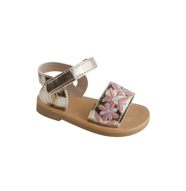 Baby Deer - Ruby Embroidered Sandal