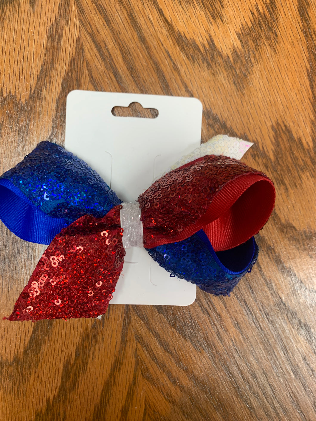 Wee ones -  4 in Fourth of July Clip Bow