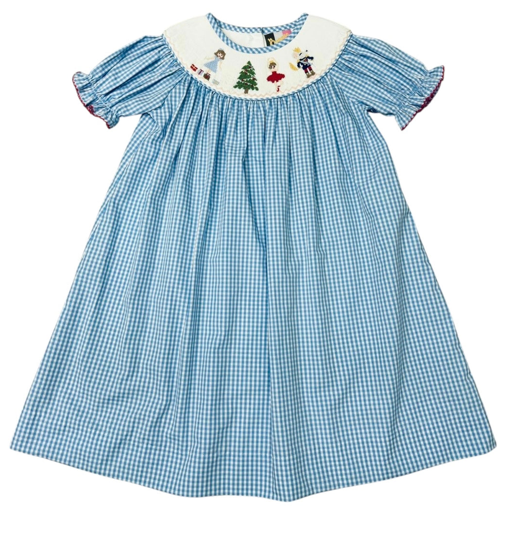 Nutcracker Smocked Bishop Dress