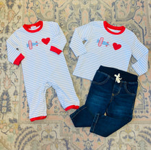 Load image into Gallery viewer, Love is in the Air Appliqué Romper
