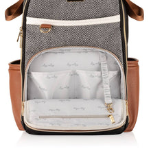 Load image into Gallery viewer, Coffee and Cream Boss Plus™ Backpack Diaper Bag
