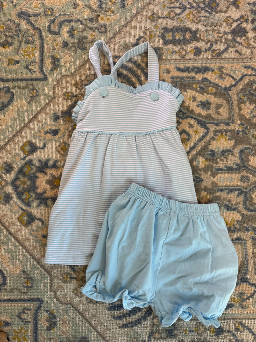 Light Blue Bloomer Set