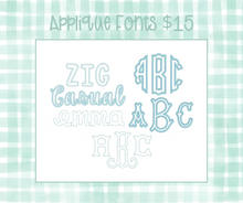 Load image into Gallery viewer, One Fabric Name Applique
