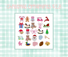 Load image into Gallery viewer, Custom Embroidered Christmas Ornament
