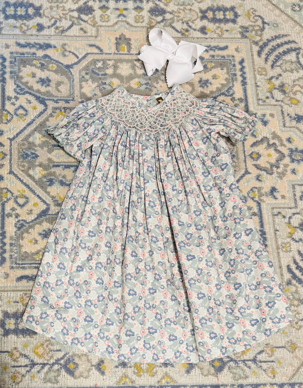 Garden Tales Smocked Geo Bishop