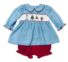 Load image into Gallery viewer, Nutcracker Smocked Bloomer Set
