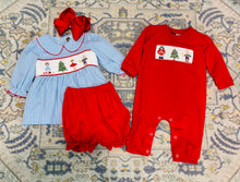 Load image into Gallery viewer, Nutcracker Smocked Bloomer Set
