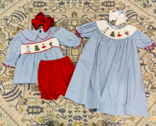 Load image into Gallery viewer, Nutcracker Smocked Bloomer Set
