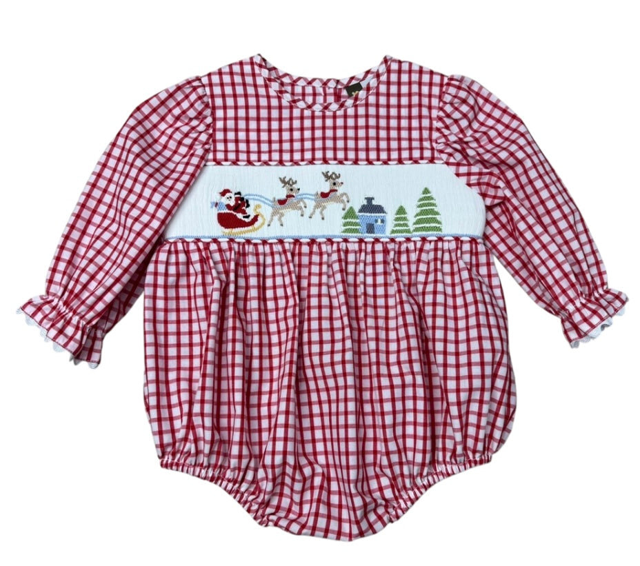 Santa’s Coming Long Sleeve Bubble