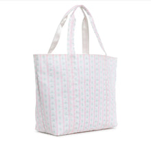 Load image into Gallery viewer, (Copy) Jumbo Tote- X- Large Tote Ribbon Floral Blue
