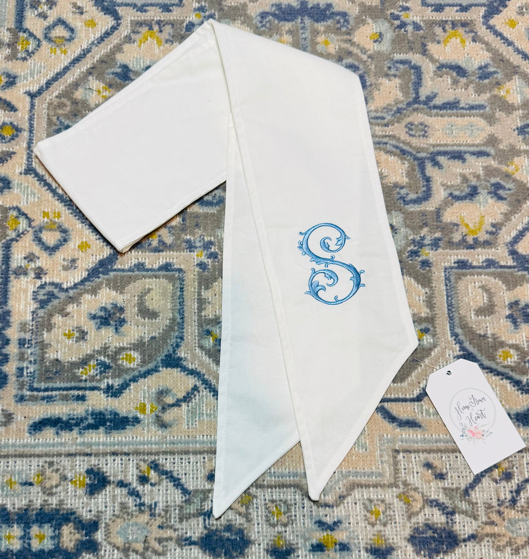 Custom Single Sided Wreath Sash