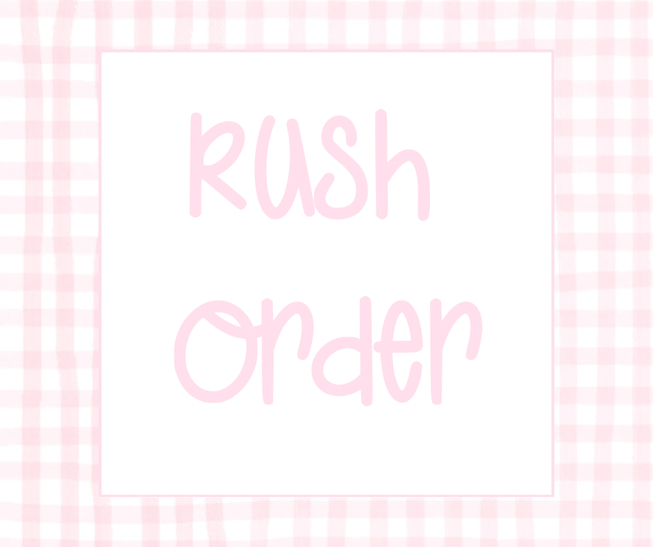 Embroidery Rush Order