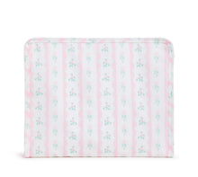Load image into Gallery viewer, Roadie Large Zip Pouch- Ribbon Floral Pink

