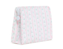 Load image into Gallery viewer, Roadie Large Zip Pouch- Ribbon Floral Pink
