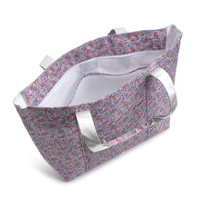 Load image into Gallery viewer, (Copy) Jumbo Tote- X- Large Tote Ribbon Floral Blue

