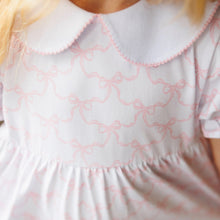 Load image into Gallery viewer, Pink Trellis Bow Charlotte Bubble
