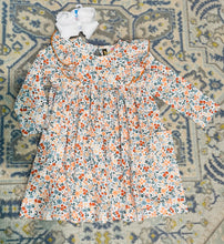 Load image into Gallery viewer, Autumn Blooms Geo Long Sleeve Dress
