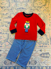 Load image into Gallery viewer, Red Nutcracker Embroidered Boy&#39;s Set
