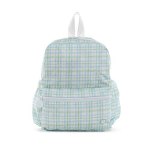 Load image into Gallery viewer, Mini Backpacker- Classic Plaid Green Backpack
