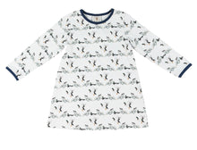 Load image into Gallery viewer, Mannered Mallards Girls Susie Swing LS Dress
