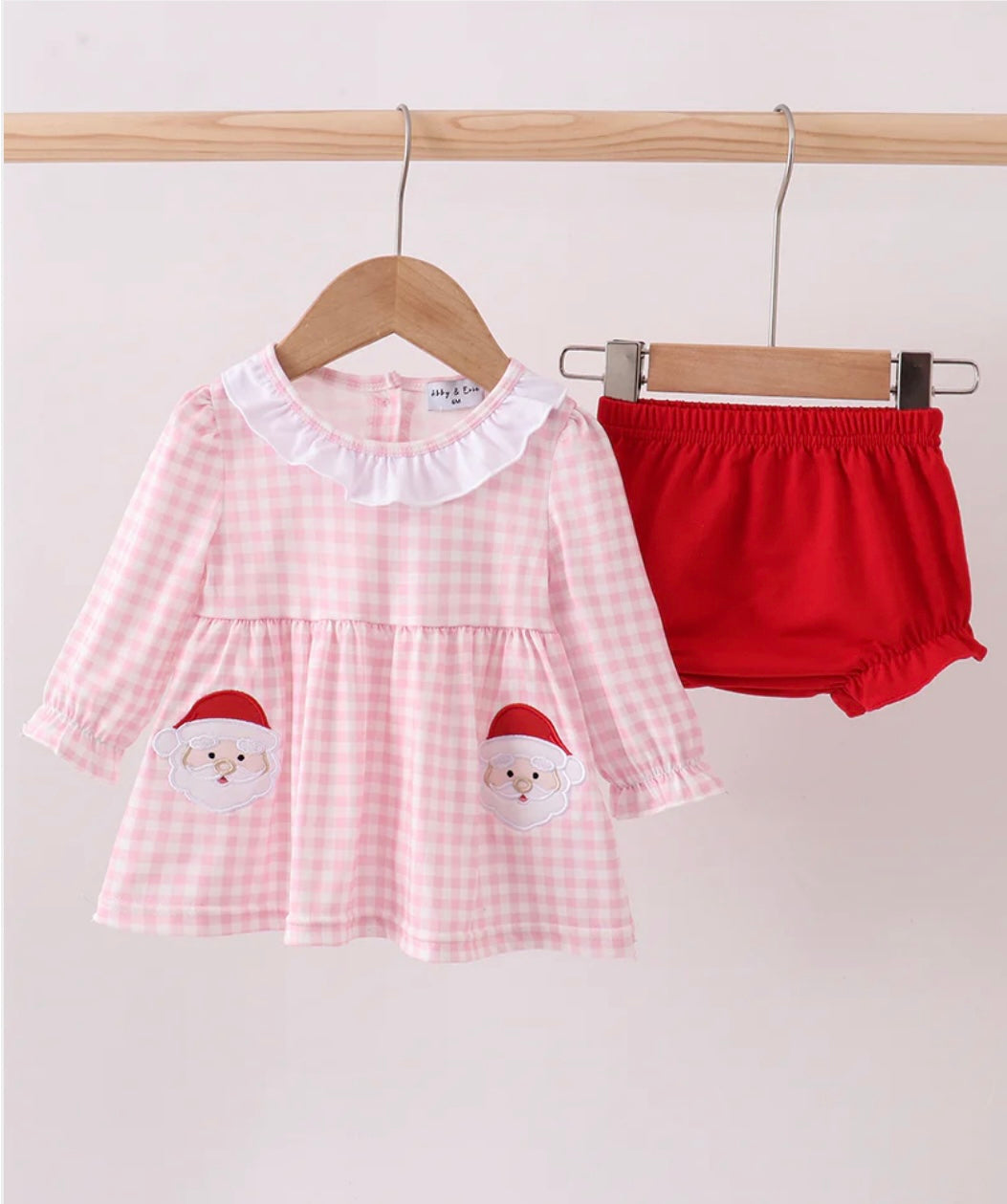 Santa Clause Ruffle Bloomer Set