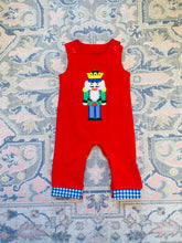 Load image into Gallery viewer, Red Nutcracker Embroidered Jon Jon
