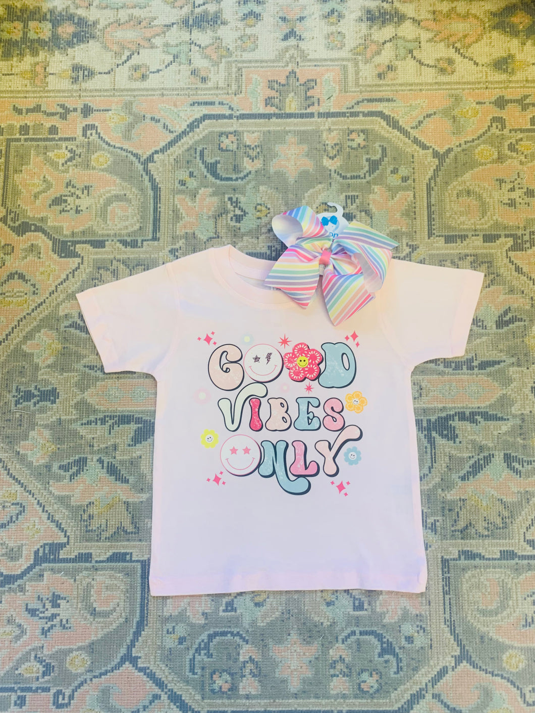 Good Vibes Only Pink Tee