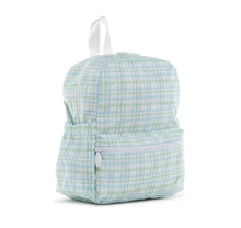 Load image into Gallery viewer, Mini Backpacker- Classic Plaid Green Backpack
