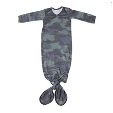 Load image into Gallery viewer, Copper Pearl - Hunter (Camo) Newborn Knotted Gown
