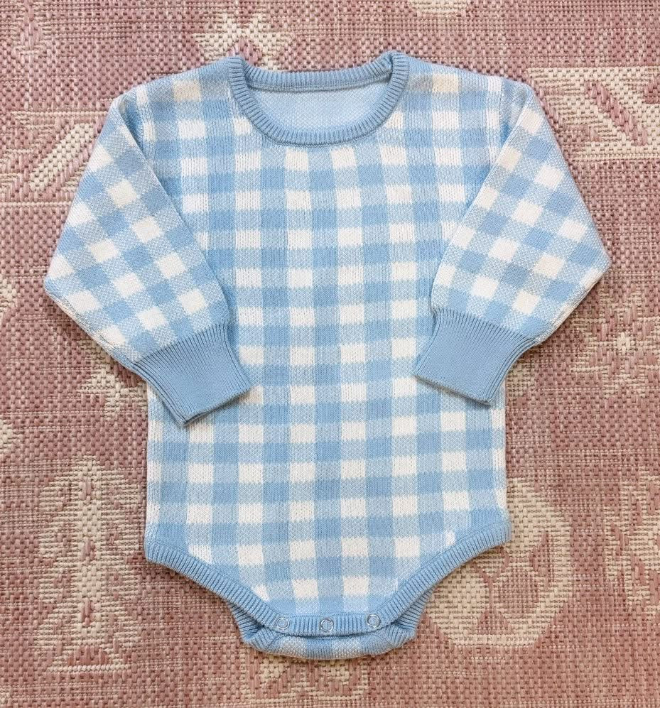 Blue Gingham Bubble