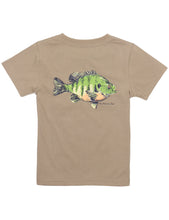 Load image into Gallery viewer, Properly Tied -Boys Blue Gill SS Sand
