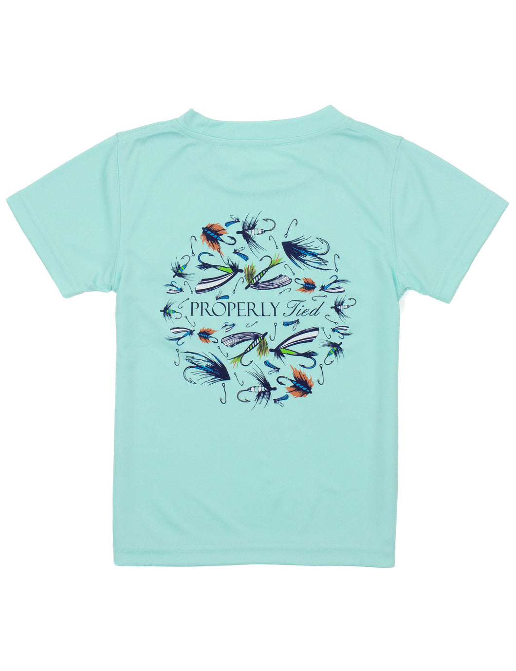Properly Tied-Performance Tee SS Stay Fly Seafoam