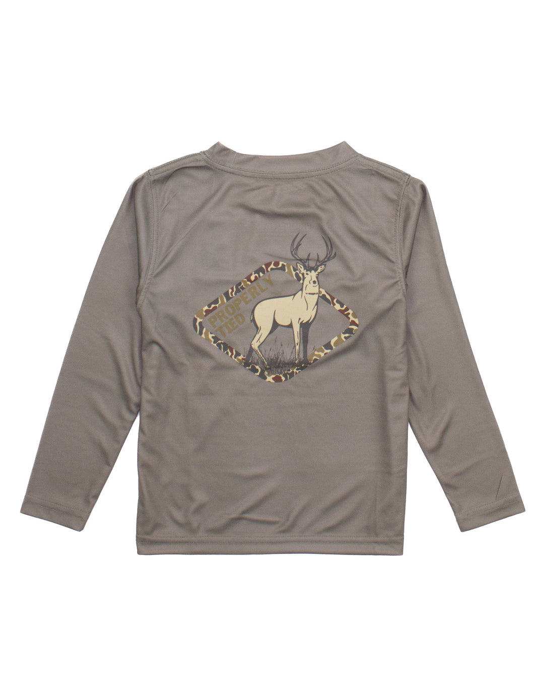 Properly Tied-Performance Tee Long Sleeve- Whitetail Deer