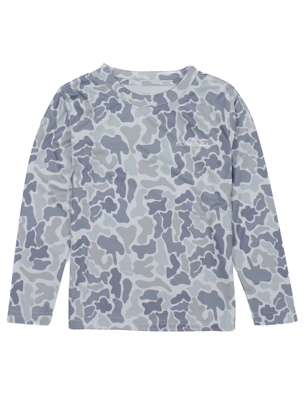 Properly Tied-Boys Sportsman Performance LS Polar Camo Long Sleeve