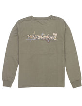 Load image into Gallery viewer, Properly Tied-Long Sleeve Camo Boat- Tan
