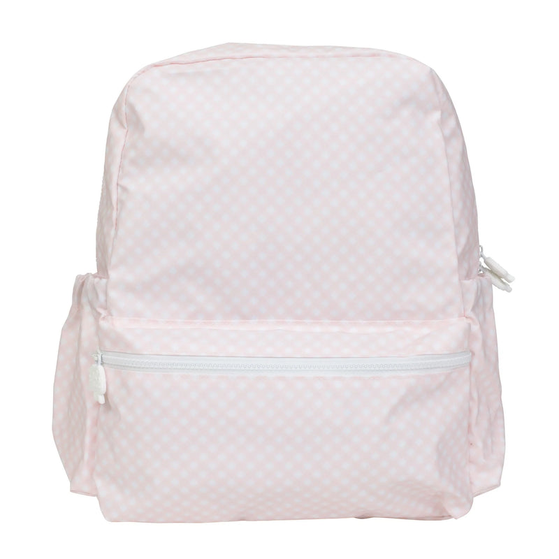 Apple of My Isla The Backpack Large Pink Gingham
